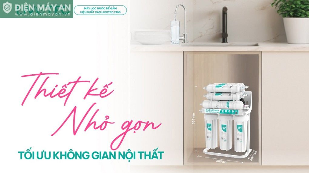 Máy lọc nước RO Livotec 216S 10 lõi